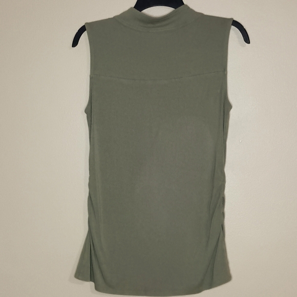 Vince Camuto Summer Safari Lace Up Top - Picture 4 of 5